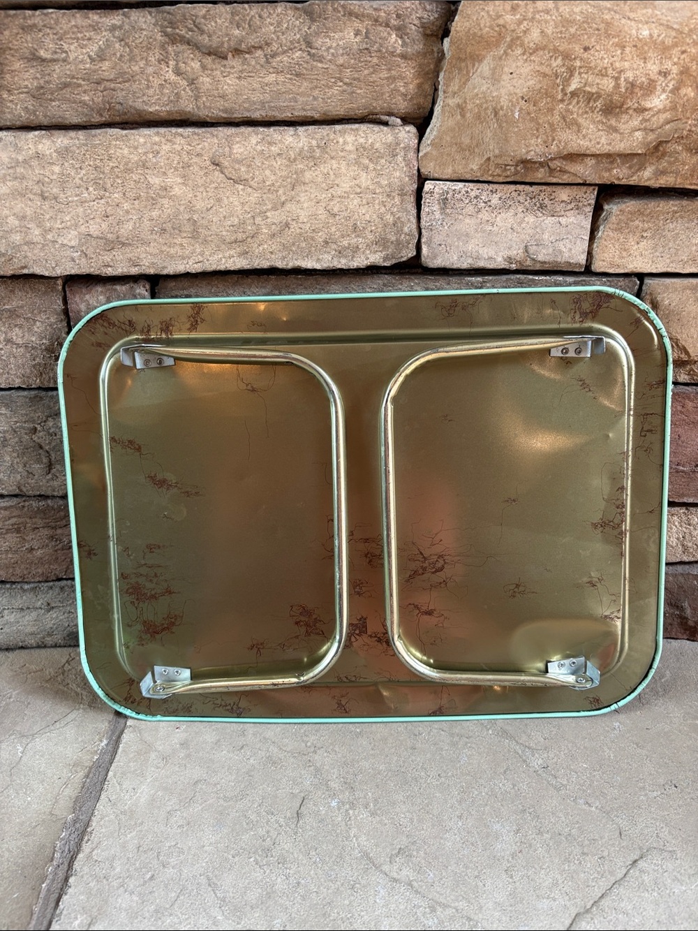 Vintage 1980s Ross Avidon cat metal lap tray - Picture 8 of 11